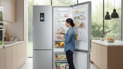 5 in 1 convertible refrigerator that switches modes for meal prep and bulk buys. 5 in 1 convertible refrigerator that switches modes for meal prep and bulk buys.