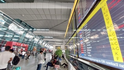 The AAI further stated that there might still be some delays in the normal functioning of airport. (HT Photo/ Sanjeev Verma) The AAI further stated that there might still be some delays in the normal functioning of airport. (HT Photo/ Sanjeev Verma)