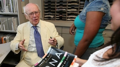 James Watson, who won a Nobel Prize in 1962, has died (REUTERS)
