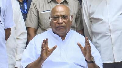 Kharge alleged that “the RSS and Sangh Parivar supported the British against Indians in the national movement. (PTI file photo) Kharge alleged that “the RSS and Sangh Parivar supported the British against Indians in the national movement. (PTI file photo)