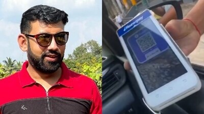 A viral clip of a parking payment device misuse sparked a quick response from the Razorpay co founder. (X) A viral clip of a parking payment device misuse sparked a quick response from the Razorpay co founder. (X)