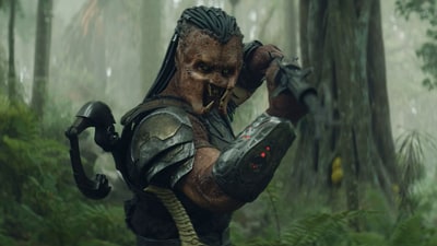 Predator Badlands review: Dimitrius plays Dek, a young Predator in the film.
