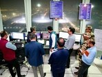 Union Minister of Civil Aviation Rammohan Naidu reviews operations after the technical glitch in the ATC messaging system at Delhi airport.