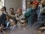 J&K CM Omar Abdullah during campaign in Budgam on Friday. (ANI) J&K CM Omar Abdullah during campaign in Budgam on Friday. (ANI)