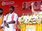 Uttar Pradesh chief minister Yogi Adityanath at an election rally in East Champaran, Bihar, on Friday. (ANI) Uttar Pradesh chief minister Yogi Adityanath at an election rally in East Champaran, Bihar, on Friday. (ANI)