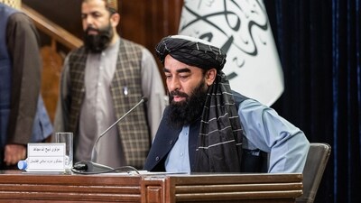 "The defense of the people and land of Afghanistan is the Islamic and national duty of the Islamic Emirate", Zabihullah Mujahi said (AFP) "The defense of the people and land of Afghanistan is the Islamic and national duty of the Islamic Emirate", Zabihullah Mujahi said (AFP)