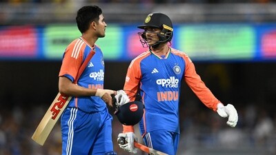 Abhishek Sharma speaks about his opening partnership with Shubman Gill. (AP) Abhishek Sharma speaks about his opening partnership with Shubman Gill. (AP)