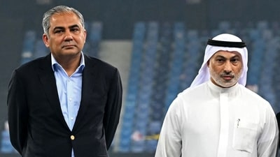 Mohsin Naqvi (L) stands along with Emirates Cricket Board Vice Chairman Khalid Al Zarooni. (AFP) Mohsin Naqvi (L) stands along with Emirates Cricket Board Vice Chairman Khalid Al Zarooni. (AFP)