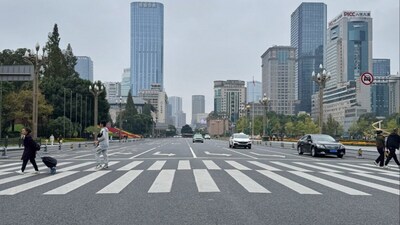 Somya shared a photo of a clean, well-maintained street in China. (@Somya_Crazy/X) Somya shared a photo of a clean, well-maintained street in China. (@Somya_Crazy/X)