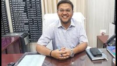 File photo of Lucknow municipal commissioner Gaurav Kumar (Sourced)
