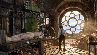 This image released by Netflix shows Jacob Elordi as The Creature, left, and Oscar Isaac as Victor Frankenstein, in a scene from "Frankenstein." (Netflix via AP) (AP) This image released by Netflix shows Jacob Elordi as The Creature, left, and Oscar Isaac as Victor Frankenstein, in a scene from "Frankenstein." (Netflix via AP) (AP)
