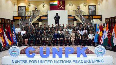 For gender-sensitive peace building, women must acquire tools for facilitating dialogue, capacity building, and developing innovative pedagogies for peace. (@MEAIndia X/ANI) For gender-sensitive peace building, women must acquire tools for facilitating dialogue, capacity building, and developing innovative pedagogies for peace. (@MEAIndia X/ANI)