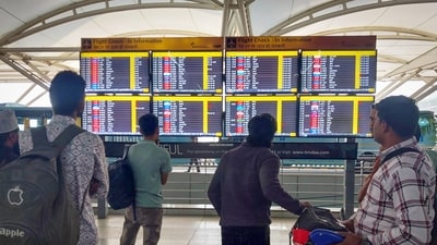 The Indira Gandhi International Airport handles more than 1,500 flight movements daily. (HT Photo/ Sanjeev Verma) The Indira Gandhi International Airport handles more than 1,500 flight movements daily. (HT Photo/ Sanjeev Verma)