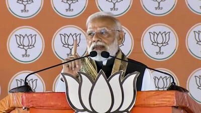 PM Modi referred to the Punaura Dham project in Sitamarhi, the birthplace of Goddess Sita, as an example of the NDA’s regard for “heritage (Virasat)”. (@NarendraModi)