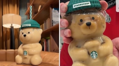 Starbucks’ ‘Bearista Cup’ was sold out almost immediately after its launch on November 6. (Instagram/starbucks) Starbucks’ ‘Bearista Cup’ was sold out almost immediately after its launch on November 6. (Instagram/starbucks)