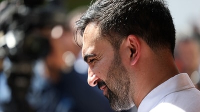New York City mayor-elect Zohran Mamdani during a visit to a mosque in San Juan, Puerto Rico, on November 7, 2025. (Ricardo Arduengo/Reuters Photo)