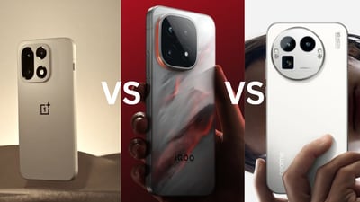 Know which smartphone to buy in the flagship segment, the OnePlus 15 5G, iQOO 15 5G, or the Realme GT 8 Pro 5G.
