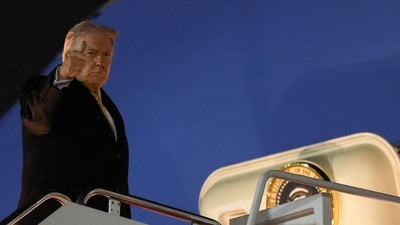 US President Donald Trump could deliver the message in person on Sunday. (REUTERS)