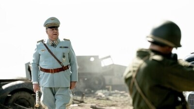 Russell Crowe in a still from Nuremberg