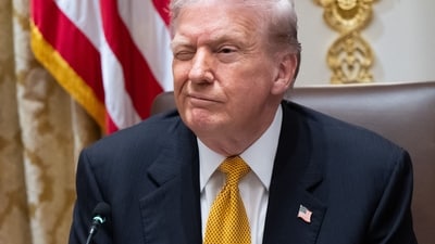 US President Donald Trump had earlier threatened to block the construction of the new Commanders stadium if they didn't revert to their old name -- Redskins. (AFP) US President Donald Trump had earlier threatened to block the construction of the new Commanders stadium if they didn't revert to their old name -- Redskins. (AFP)