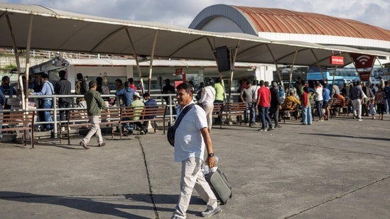 Two domestic and three international flights were diverted due to the problem. (Reuters file)