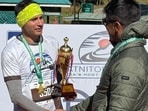 Major Sachin Singh Kuntal with the trophy (Sourced) Major Sachin Singh Kuntal with the trophy (Sourced)