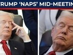 Did Trump just fall asleep? Internet loses it over us President's nap moment Did Trump just fall asleep? Internet loses it over us President's nap moment