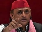 Samajwadi Party national president Akhilesh Yadav. (HT file)