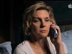 Rhea Seehorn reunites with Vince Gilligan in Pluribus.(YouTube/Apple TV)