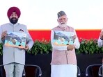 To mark 25 years of the formation of Uttarakhand, Prime Minister Narendra Modi inaugurated and laid the foundation stones for various development projects . (ANI) To mark 25 years of the formation of Uttarakhand, Prime Minister Narendra Modi inaugurated and laid the foundation stones for various development projects . (ANI)