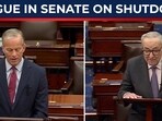 Fight in US Senate on govt shutdown: Watch what Democrats, Republicans said Fight in US Senate on govt shutdown: Watch what Democrats, Republicans said