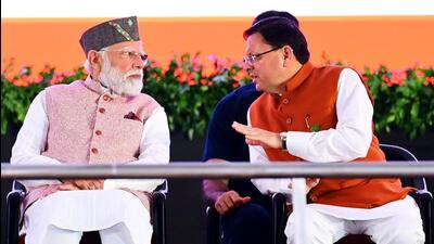 A Memorandum of Understanding (MoU) was signed on Sunday in the presence of Prime Minister Narendra Modi between the Airports Authority of India (AAI) and the Uttarakhand government (@pushkardhami X) A Memorandum of Understanding (MoU) was signed on Sunday in the presence of Prime Minister Narendra Modi between the Airports Authority of India (AAI) and the Uttarakhand government (@pushkardhami X)
