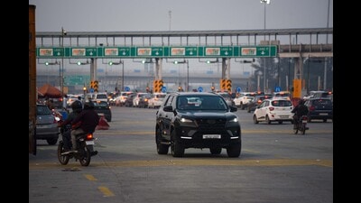 Dwarka Expressway toll plaza (Parveen Kumar/HT) Dwarka Expressway toll plaza (Parveen Kumar/HT)