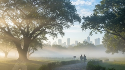 From 10 November onwards, the mist will make way for partly cloudy conditions. (AI generated image-Google Gemini) From 10 November onwards, the mist will make way for partly cloudy conditions. (AI generated image-Google Gemini)