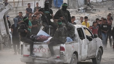 Since the U.S.-brokered ceasefire took effect in Gaza on October 10, the Rafah area has been the scene of at least two attacks on Israeli forces (AP) Since the U.S.-brokered ceasefire took effect in Gaza on October 10, the Rafah area has been the scene of at least two attacks on Israeli forces (AP)