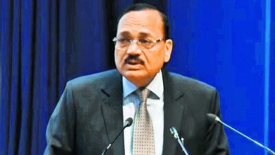 Justice Surya Kant speaks at the valedictory session of the National Conference on “Strengthening Legal Aid Delivery Mechanisms” in New Delhi. (HT Photo) Justice Surya Kant speaks at the valedictory session of the National Conference on “Strengthening Legal Aid Delivery Mechanisms” in New Delhi. (HT Photo)