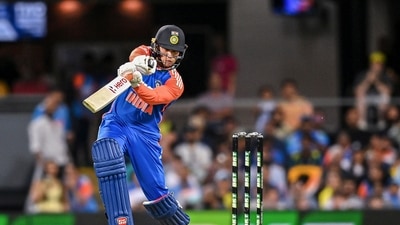 Abhishek Sharma plays a shot during the fifth T20I cricket match of a series between India and Australia. (PTI) Abhishek Sharma plays a shot during the fifth T20I cricket match of a series between India and Australia. (PTI)