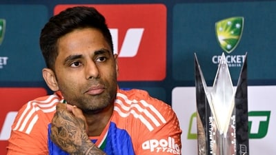 Suryakumar Yadav's India recently won the five-match T20I series against Australia. (PTI) Suryakumar Yadav's India recently won the five-match T20I series against Australia. (PTI)