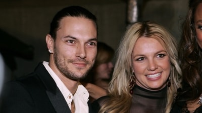 FILE - Britney Spears, right, and her husband Kevin Federline arrive for a post Grammy party in Beverly Hills, Calif., on Feb. 8, 2006. (AP Photo/Danny Moloshok, File) (AP) FILE - Britney Spears, right, and her husband Kevin Federline arrive for a post Grammy party in Beverly Hills, Calif., on Feb. 8, 2006. (AP Photo/Danny Moloshok, File) (AP)
