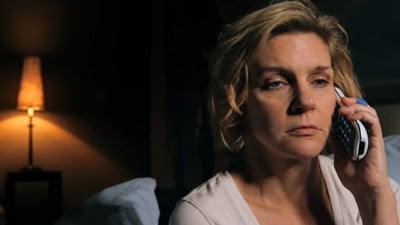 Rhea Seehorn reunites with Vince Gilligan in Pluribus. (YouTube/Apple TV) Rhea Seehorn reunites with Vince Gilligan in Pluribus. (YouTube/Apple TV)