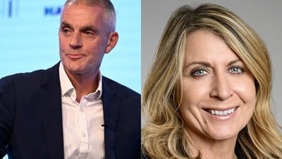 Tim Davie (left) was the 17th director-general of the BBC, while Deborah Turness (right) was the CEO of BBC News and Current Affairs. (Reuters and BBC)