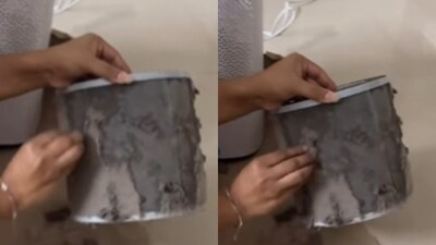 A Delhi man posted a video of a pitch black air purifier filter, and viewers reacted with shock. (Instagram/idevaanshu) A Delhi man posted a video of a pitch black air purifier filter, and viewers reacted with shock. (Instagram/idevaanshu)