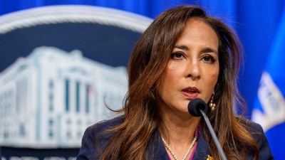 AAG Harmeet Dhillon reacted to the allegations from her official X handle. (Getty Images via AFP)