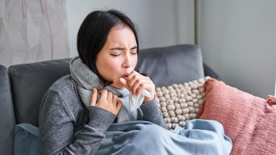 Coughing is a common concern during polluted days. (Picture credit: Freepik) Coughing is a common concern during polluted days. (Picture credit: Freepik)