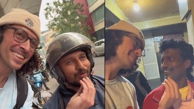 Bengaluru-based American entrepreneur shares video of public predictions on Ejipura Flyover. (X@TonyCatoff) Bengaluru-based American entrepreneur shares video of public predictions on Ejipura Flyover. (X@TonyCatoff)