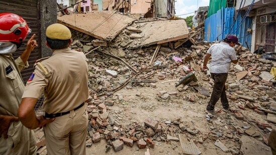 The injured workers are stated to be out of danger. A probe has been launched into the incident. (HT Photo/Representational Image)