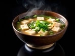 Miso soup is helpful for someone trying to lose weight. Miso soup is helpful for someone trying to lose weight.
