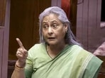 Parliamentarian and Bollywood actor Jaya Bachchan. (HT PHOTO)