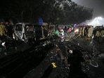 The aftermath of the Red Fort explosion was caught on camera. The aftermath of the Red Fort explosion was caught on camera.