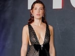 Millie Bobby Brown at the Netflix Tudum Theater in Hollywood for an event to help kick off the Stranger Things final season in Los Angeles.